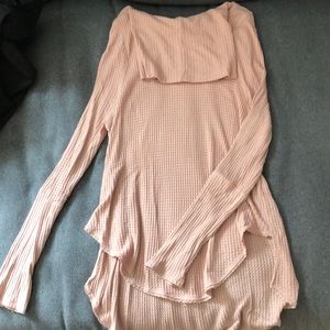 Free people long sleeve turtleneck oversized top